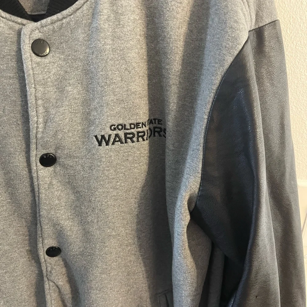 NBA Golden State Warriors Varsity Jacket Rare HTF size XL - Picture 8 of 14